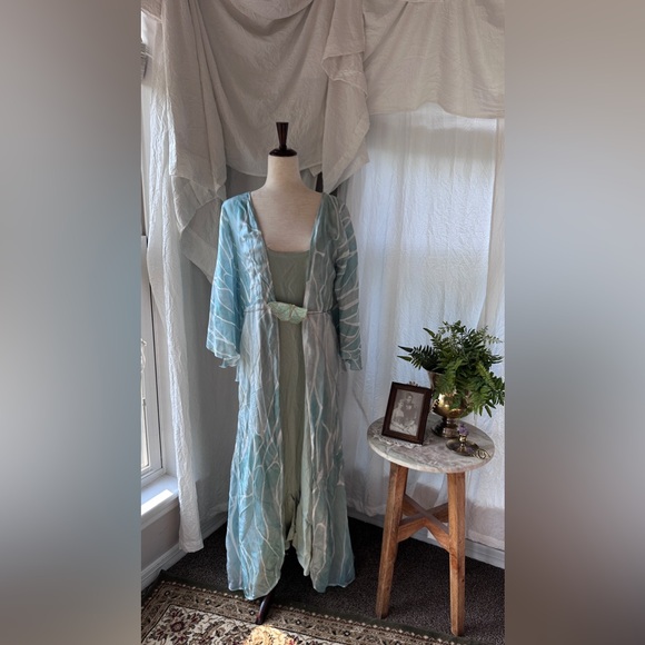 Nour & The Merchant Fairycore Flowy Powder Blue Butterfly Dress - Picture 10 of 10